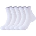 thumbnail image 1 of TAVENE Cushioned Sports Ankle Socks for Women, Soft Cotton Quarter Mini Crew Athletic Running Socks, 1 of 7