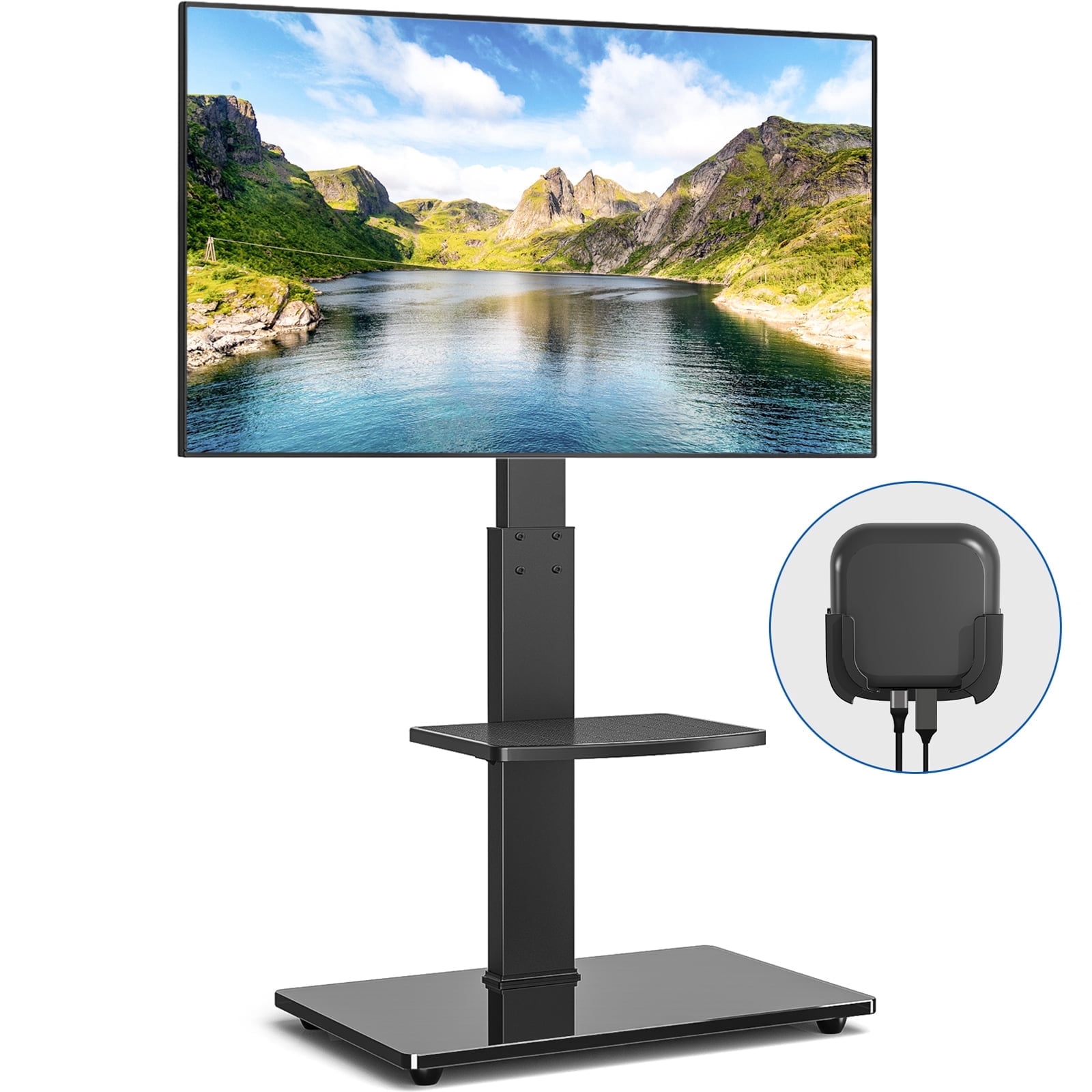 TAVR Furniture Floor TV Stand with Swivel Mount for 32-70 inch Flat ...