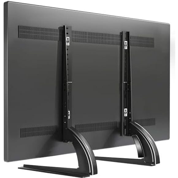 TAVR Universal Table Top TV Stand Mount for 27 30 32 37 40 43 47 50 55 60 65 Inch LCD LED Flat/Curved Screen TVs, Height Adjustable TV Legs, Strong TV Base Holds up to 88 lbs, Max VESA 800x500mm