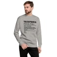 thumbnail image 1 of TAXAPHORIA Sweatshirt – Bold & Comfy Statement Apparel for Everyday Wear (Carbon Grey, 3XL), 1 of 6