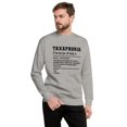 thumbnail image 1 of TAXAPHORIA Sweatshirt – Bold & Comfy Statement Apparel for Everyday Wear (Carbon Grey, M), 1 of 6
