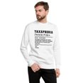 thumbnail image 1 of TAXAPHORIA Sweatshirt – Bold & Comfy Statement Apparel for Everyday Wear (White, L), 1 of 6