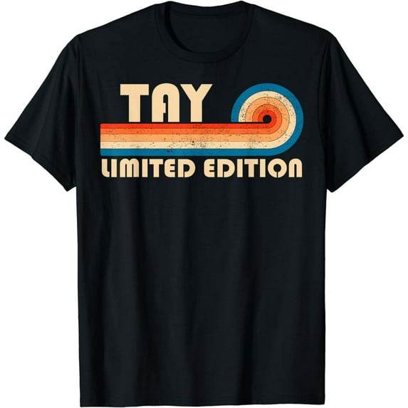TAY Surname Retro Vintage 80s 90s Birthday Reunion T-Shirt