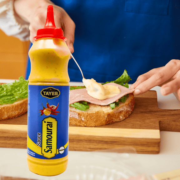 TAYEB Sauce Samourai 500ml - Spicy Moroccan-Inspired Condiment for Dips & Meals