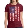 thumbnail image 1 of TAYGA LLC American Flag Distressed Women Shirt I'm American 4th of July T shirt for Her, 1 of 2