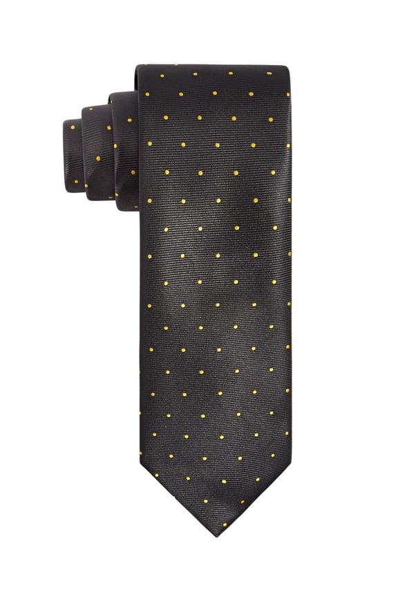 Mens Classic fit Tie Necktie One Size Black Alpha Phi Dot  Dot