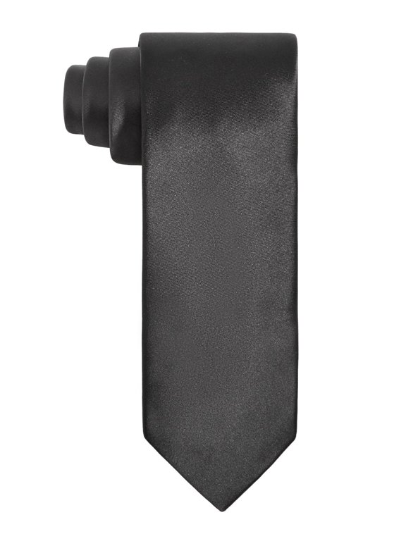 Collection TAYION Mens Regular Fit Tie Neck Tie Black Alpha Phi Alpha
