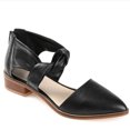 thumbnail image 1 of TAYLER Women's Twisted Ankle Strap Flats D'Orsay Shoes, 1 of 7
