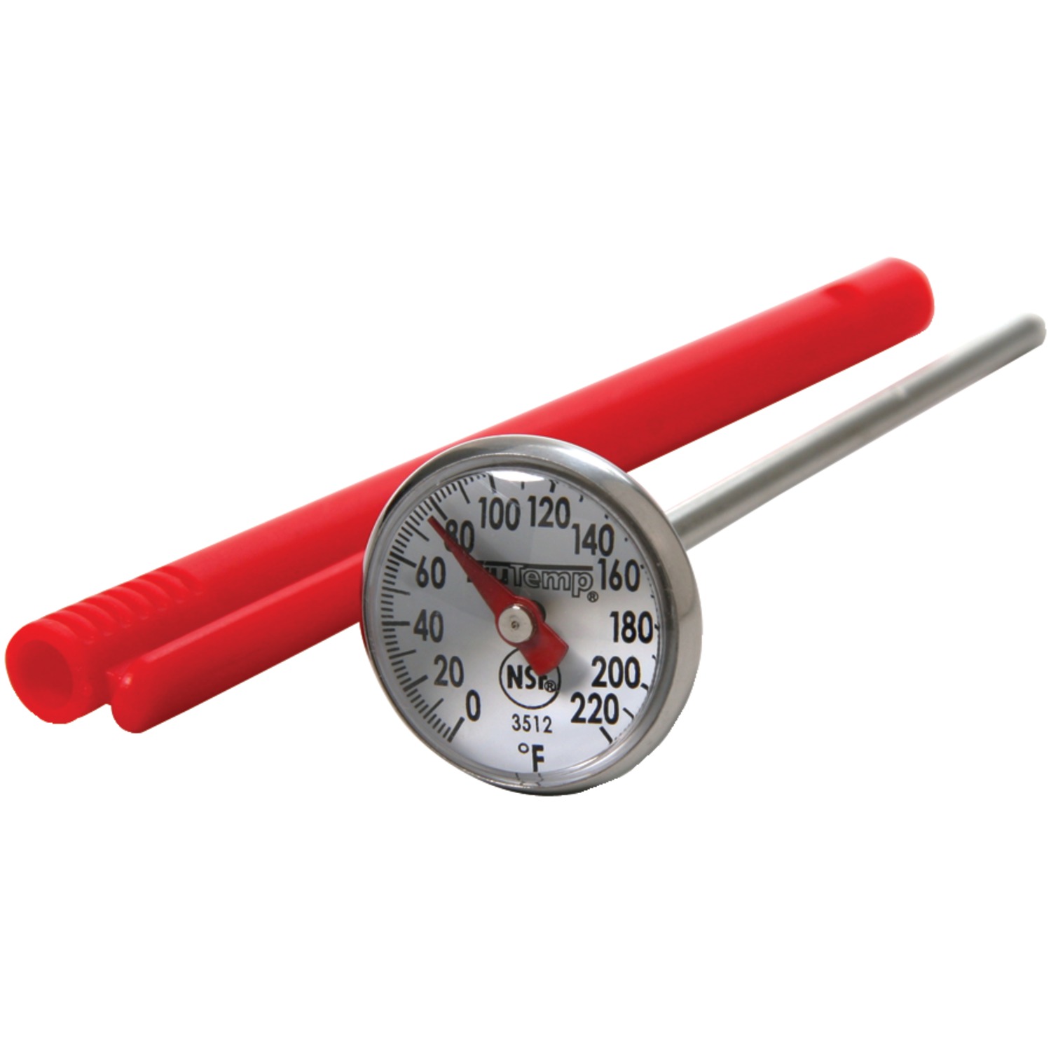 TAYLOR 3512 Multi-Use Instant Read Thermometer 0 to 220 deg F Analog Display Gray - image 1 of 2