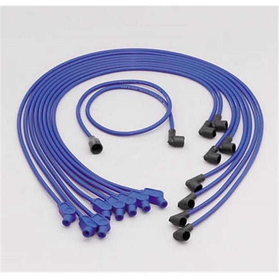 TAYLOR CABLE 73653 135 Degree Blue Spiro-Pro Universal Spark Plug Wire Set