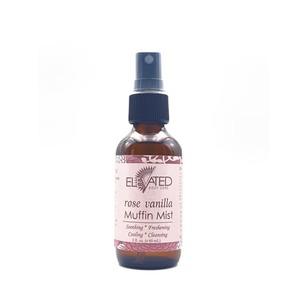 TAYLOR'S Muffin Mist - All Natural Feminine Spray - Soothing, Freshening, Cooling - Made in USA! ... (Rose Vanilla)
