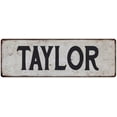 thumbnail image 1 of TAYLOR Vintage Look Rustic Chic Metal Sign 8x24 108240036366, 1 of 1