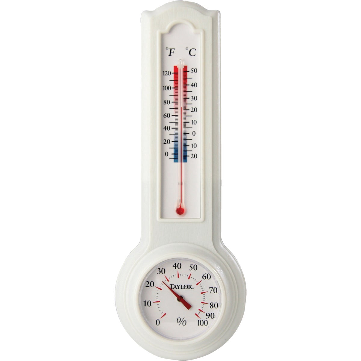 TAYLOR Wall Thermometer with HUMIDIGUIDE- 5535E 6-Pack — Residential Use, Standard Application
