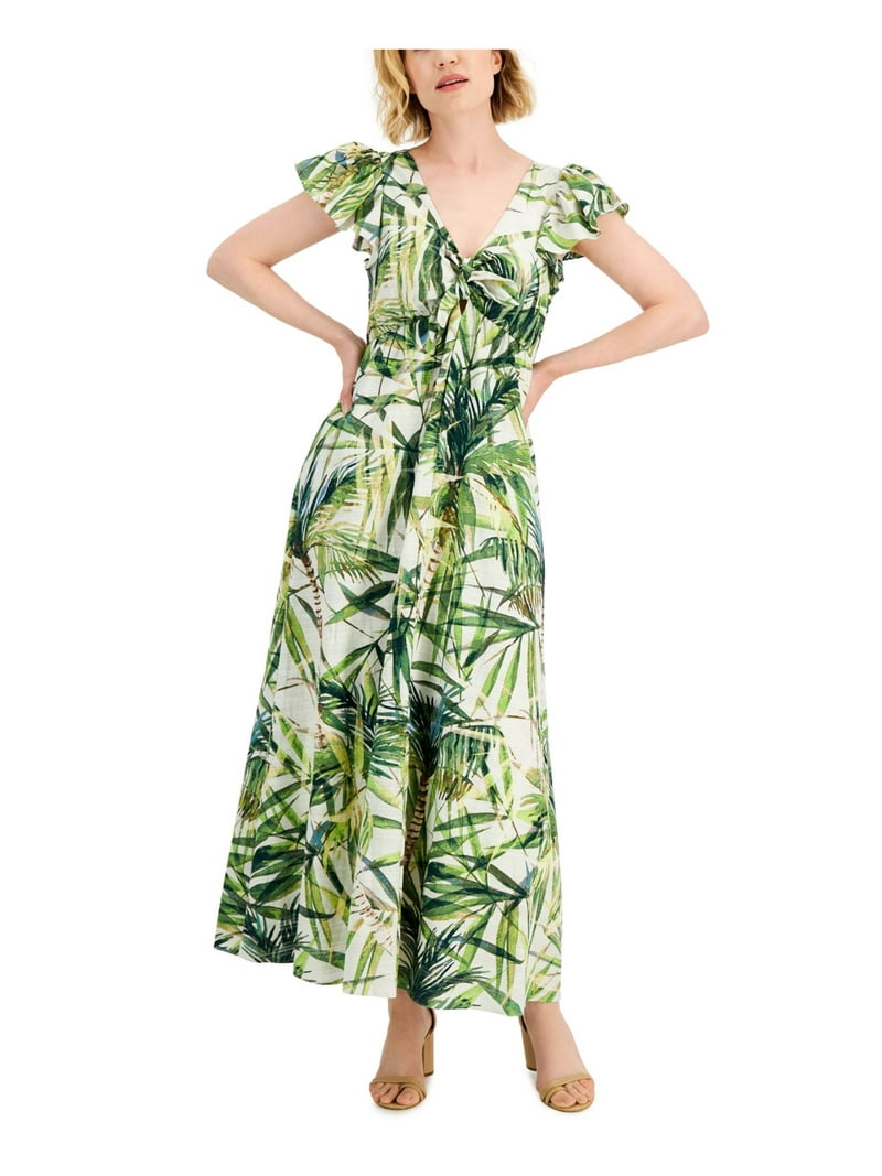 slim fit dress slacks Bow Waist Flare Dress – MIA RANA main image 1