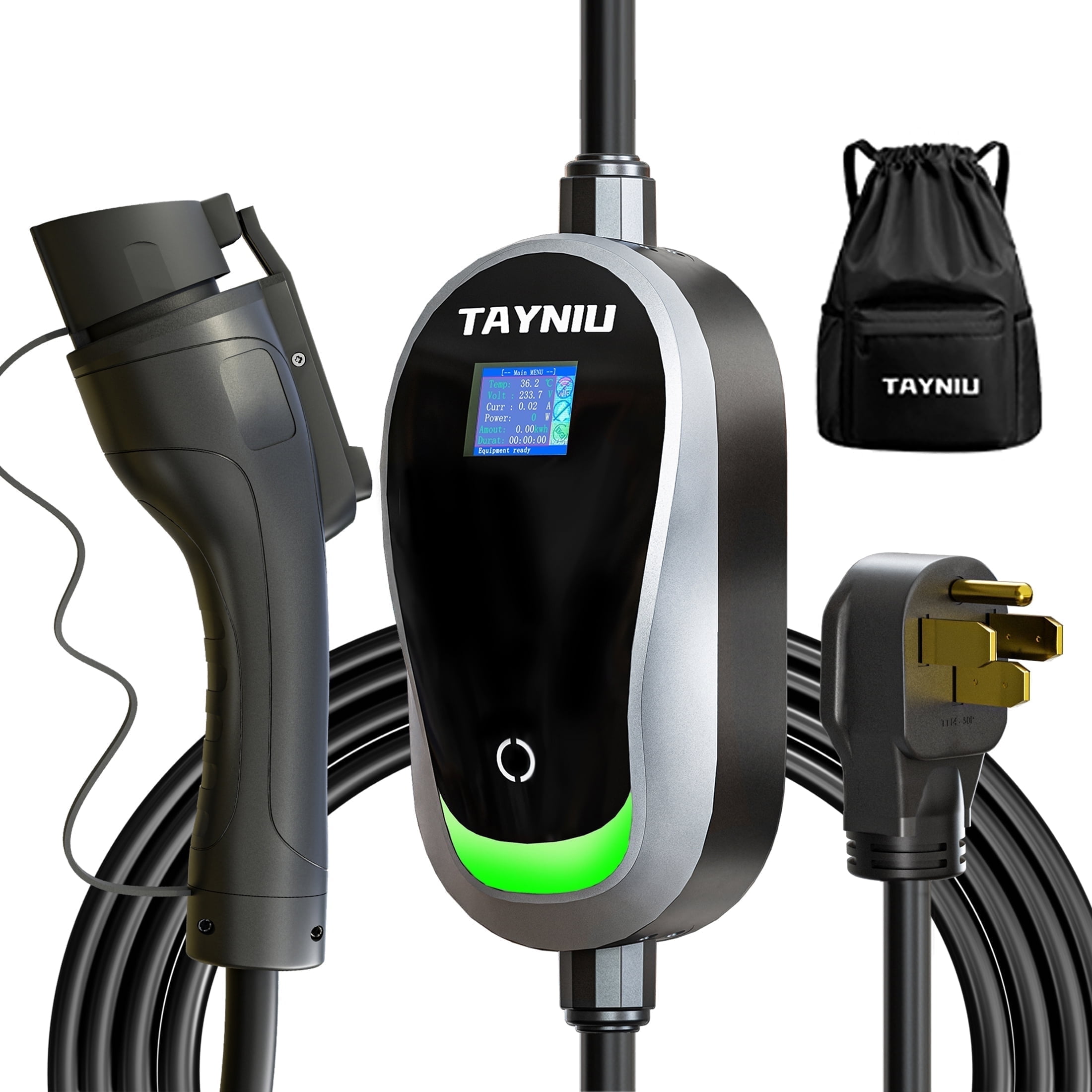 ACCELL P 120240V.USA 001 Dual Voltage AxFAST Portable Electric Vehicle Charger EVSE Level 2 Walmart