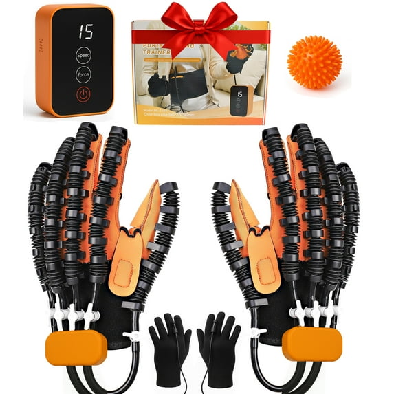 TAYUZO Rehabilitation Robot Gloves, Left+Right Size M – Physical Therapy Gloves for Stroke Recovery, USB Rechargeable