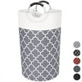 thumbnail image 1 of Large Laundry Hamper With Long Reinforced Handles, Collapsible Freestanding Clothes Hamper, Basket for Bedroom Bathroom Storage Containers for Home, 1 of 8