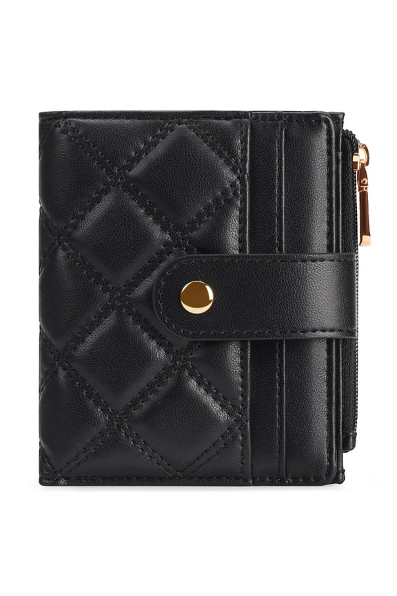 2025 new multi-card student wallet, zipper embroidery thread, fashionable short style women's wallet