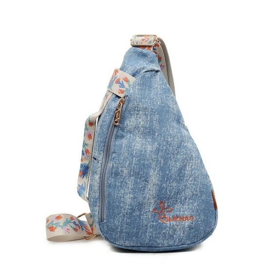 TAZAG Casual Fashion Chest Bag Women's Simple Commuting Lightweight Shoulder Bag Outdoor Versatile Sports Handheld Crossbody Bag