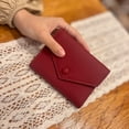 thumbnail image 1 of TAZAG Genuine leather wallet small wallet women's ultra-thin 2025 new student card bag integrated wallet multifunction, 1 of 3