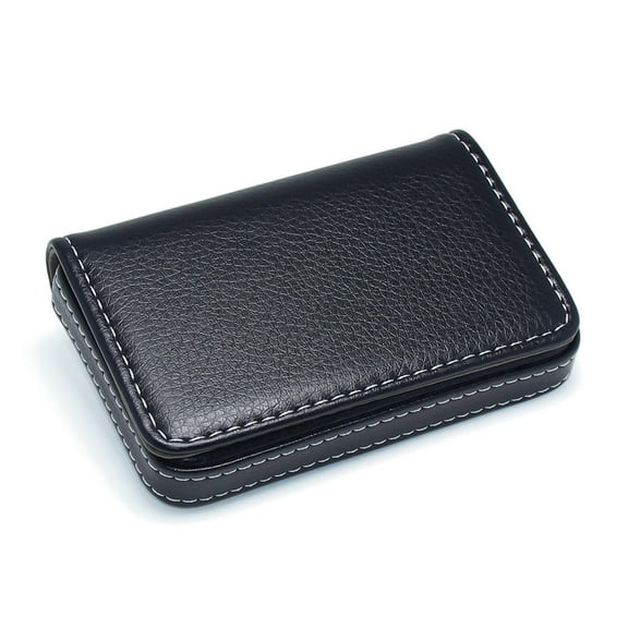 TAZAG Large Capacity Business Card Box Card Package Imitation Leather Magnetic Bank Credit Card Package