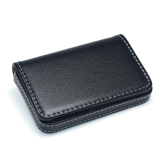 TAZAG Large Capacity Business Card Box Card Package Imitation Leather Magnetic Bank Credit Card Package