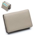 thumbnail image 1 of TAZAG Men and women's multi-function business card bag business casual top layer cowhide card bag business card holder creative coupon storage wallet, 1 of 8