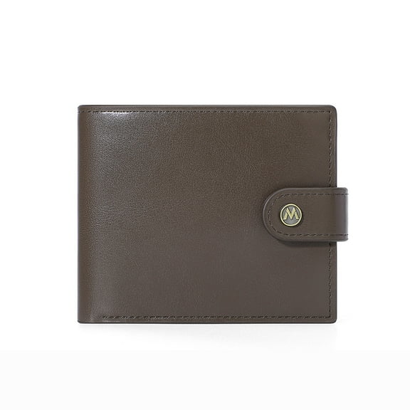 TAZAG Men's Simple Wallet Multi-Card Slots PU Leather Business Wallet