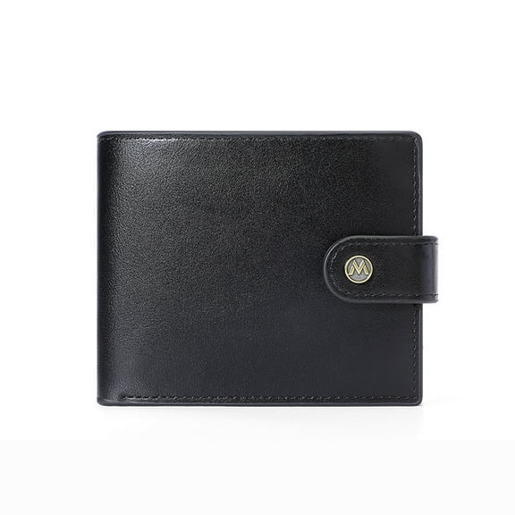 TAZAG Men's Simple Wallet Multi-Card Slots PU Leather Business Wallet