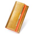 thumbnail image 1 of TAZAG Women's Long Wallet Genuine Leather Wallet Multiple Card Slots Large Capacity Zipper Mobile Wallet, 1 of 7