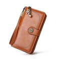 thumbnail image 1 of TAZAG Women's Long Wallet Tri-fold Zipper Mobile Phone Bag Large Capacity PU Leather Clutch, 1 of 7
