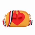 thumbnail image 1 of TAZAG Women's Lychee Pattern Love Mini Bag 2026 New Contrast Color Web Shoulder Diagonal Mobile Phone Bag, 1 of 4
