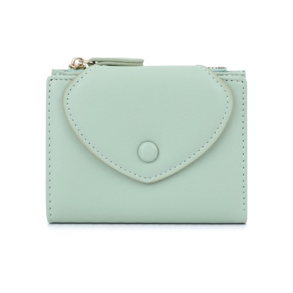 TAZAG Women's Simple Buckle Wallet Multi-Card Short Wallet