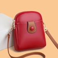 thumbnail image 1 of TAZAG Women's Small Soft Leather Mobile Wallet with Adjustable Shoulder Strap Crossbody Bag, 1 of 2