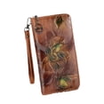 thumbnail image 1 of TAZAG Women's Wallet Retro Scrub Color Multi-Card Long Wallet, 1 of 5