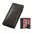 thumbnail image 1 of TAZAG genuine leather long men's wallet cowhide multi-functional women's card bag clutch, 1 of 6