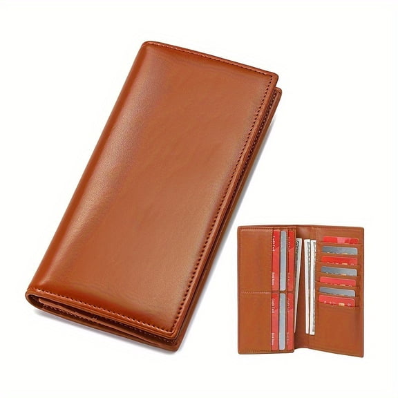 TAZAG genuine leather long men's wallet cowhide multi-functional women's card bag clutch