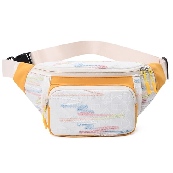 TAZAG small breast bag for men casual sports lightweight waist bag for women personalized contrasting color mobile phone cross bag