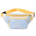 thumbnail image 1 of TAZAG small breast bag for men casual sports lightweight waist bag for women personalized contrasting color mobile phone cross bag, 1 of 8
