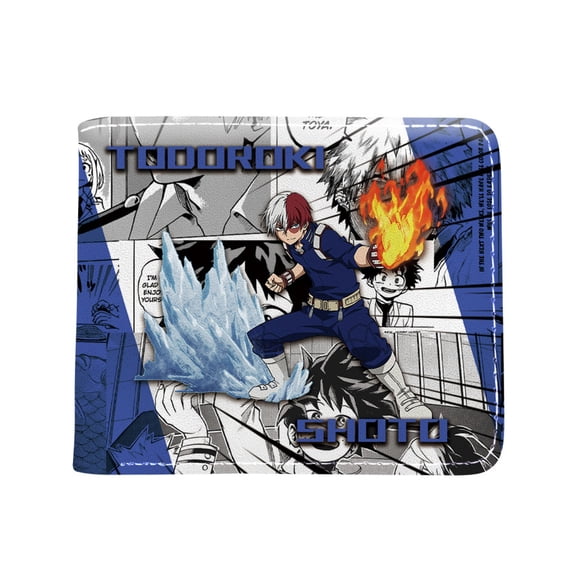 TAZAG two-dimensional short pu leather wallet anime cartoon youth wallet