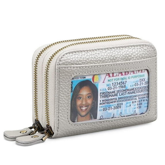 TAZAG women's small leather wallet, RFID blocking credit card holder wallet