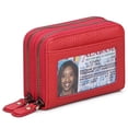 thumbnail image 1 of TAZAG women's small leather wallet, RFID blocking credit card holder wallet, 1 of 5