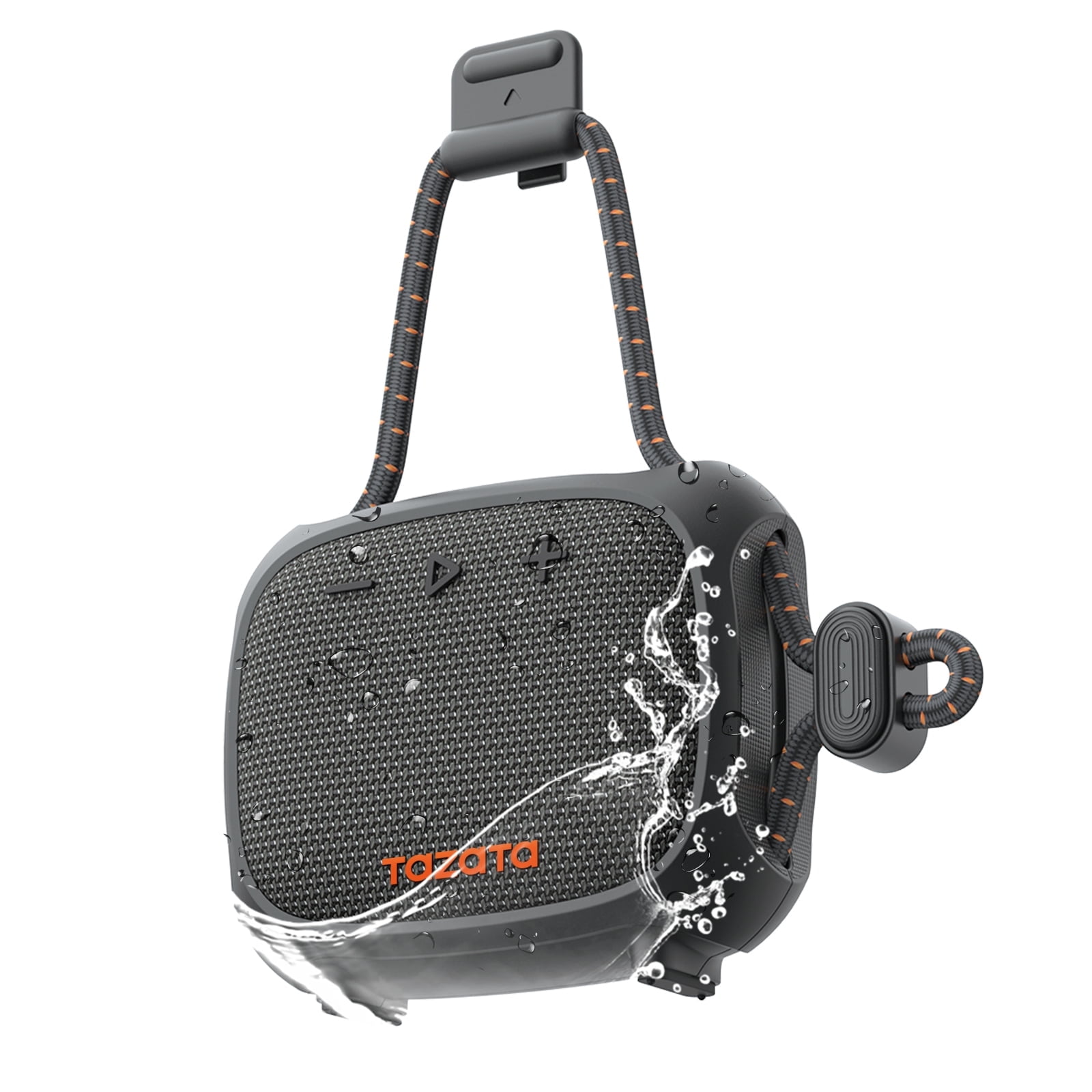 TAZATA Mini Bluetooth Speaker, Portable Wireless Outdoor Speakers, IPX7 Waterproof, Bluetooth 5.3, Loud HD Sound, Robust Bass, Extra Long Playtime