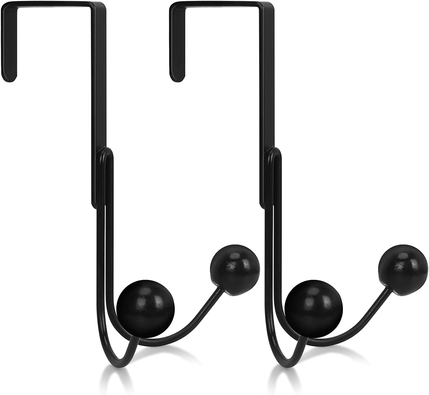 TAZEMAT Over The Door Hooks 2 Pack Door Hanger Heavy Duty Organizer