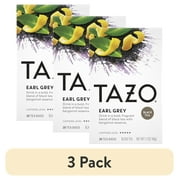 (3 pack) TAZO Black Tea, Caffeinated, Tea Bags 20 Count Box