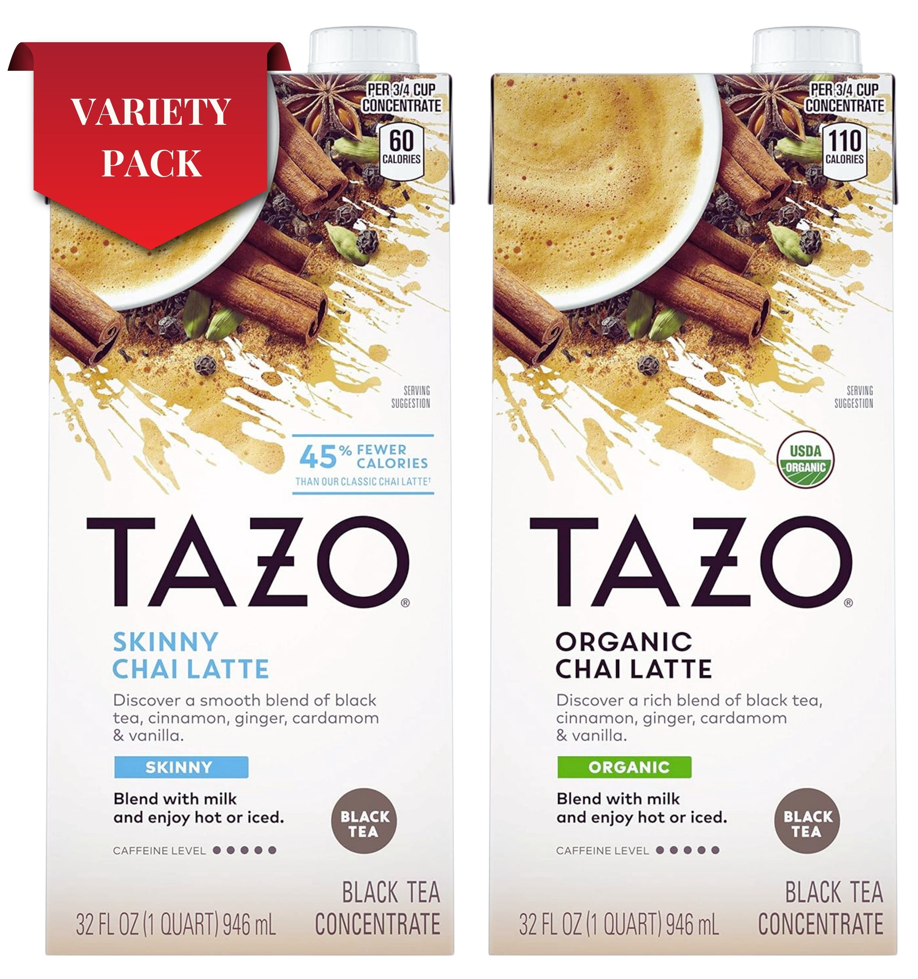 た*な様 #22 pointless journey VENETIAN CHAI TAZO Chai Latte Variety Pack, Organic & Skinny Chai Concentrate