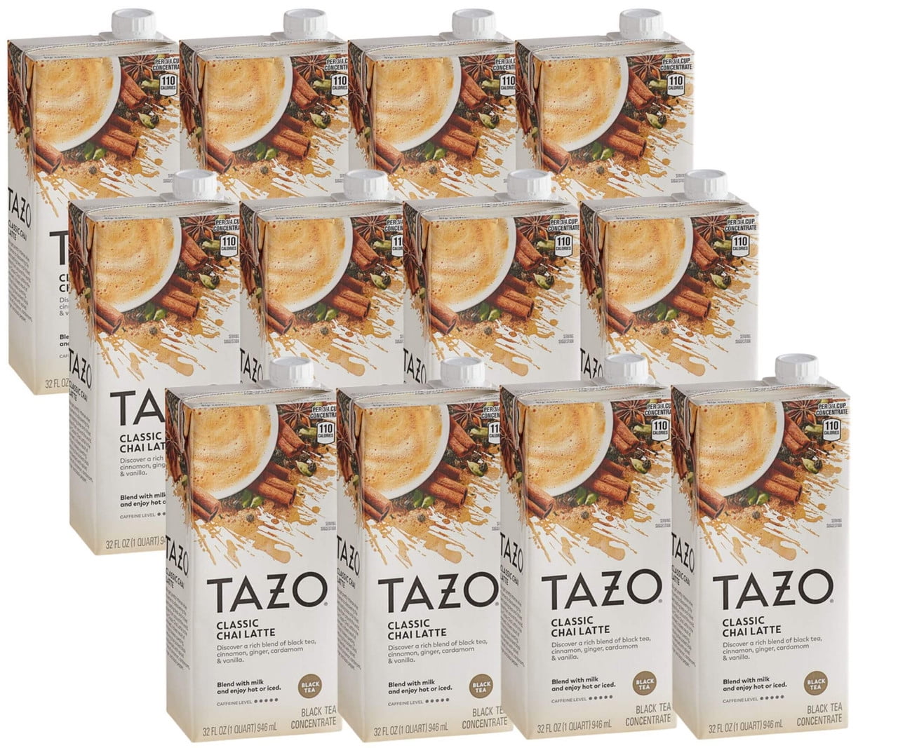 TAZO Chai Tea Latte 11 Concentrate 946ml/32 Fl Oz 12/CASE