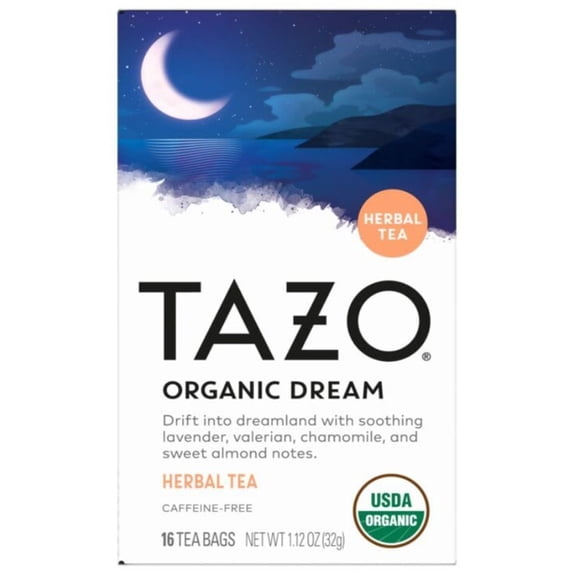 TAZO Dream Herbal Tea, Caffeine-Free, Tea Bags