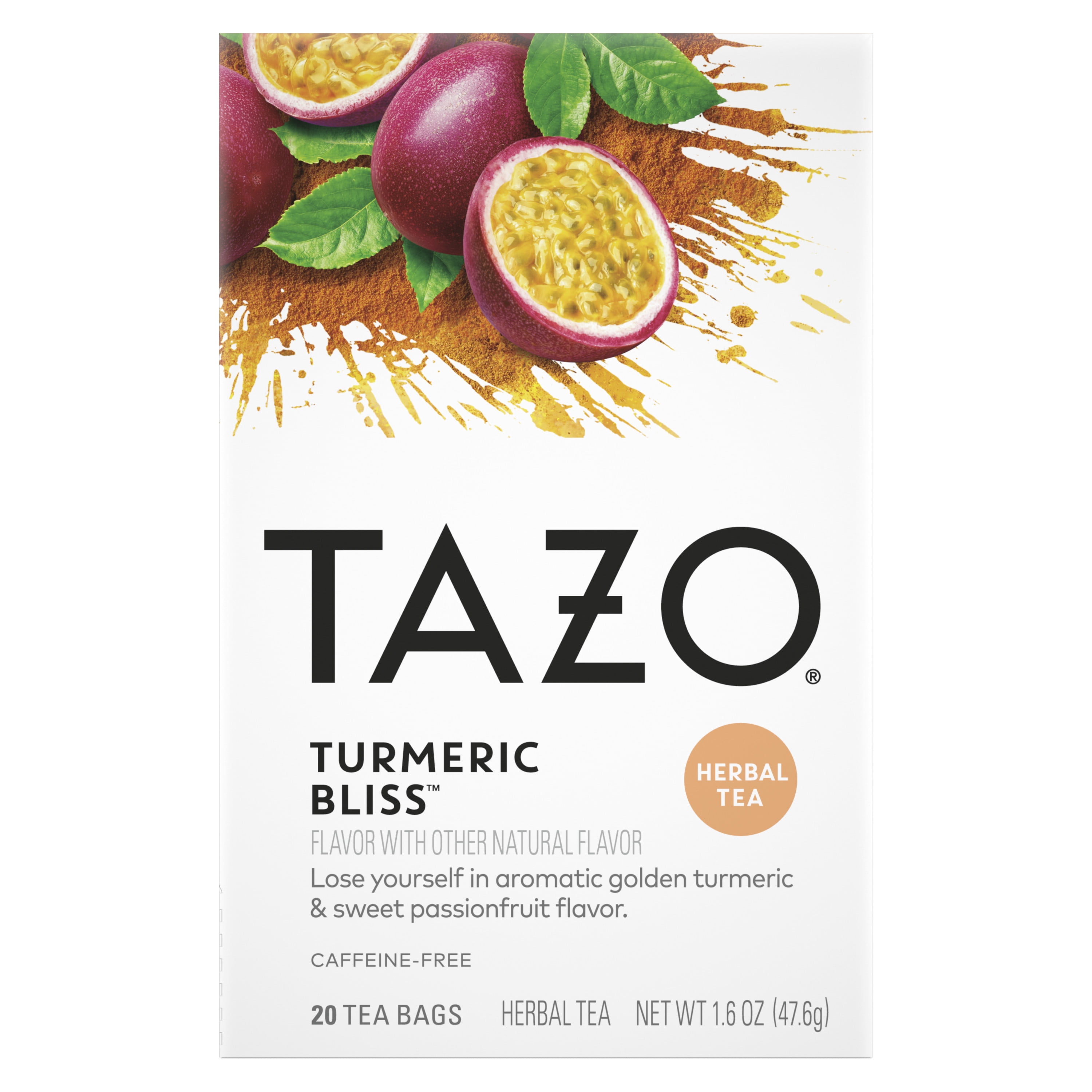 TAZO Herbal Tea, Caffeine-Free, Tea Bags 20 Count