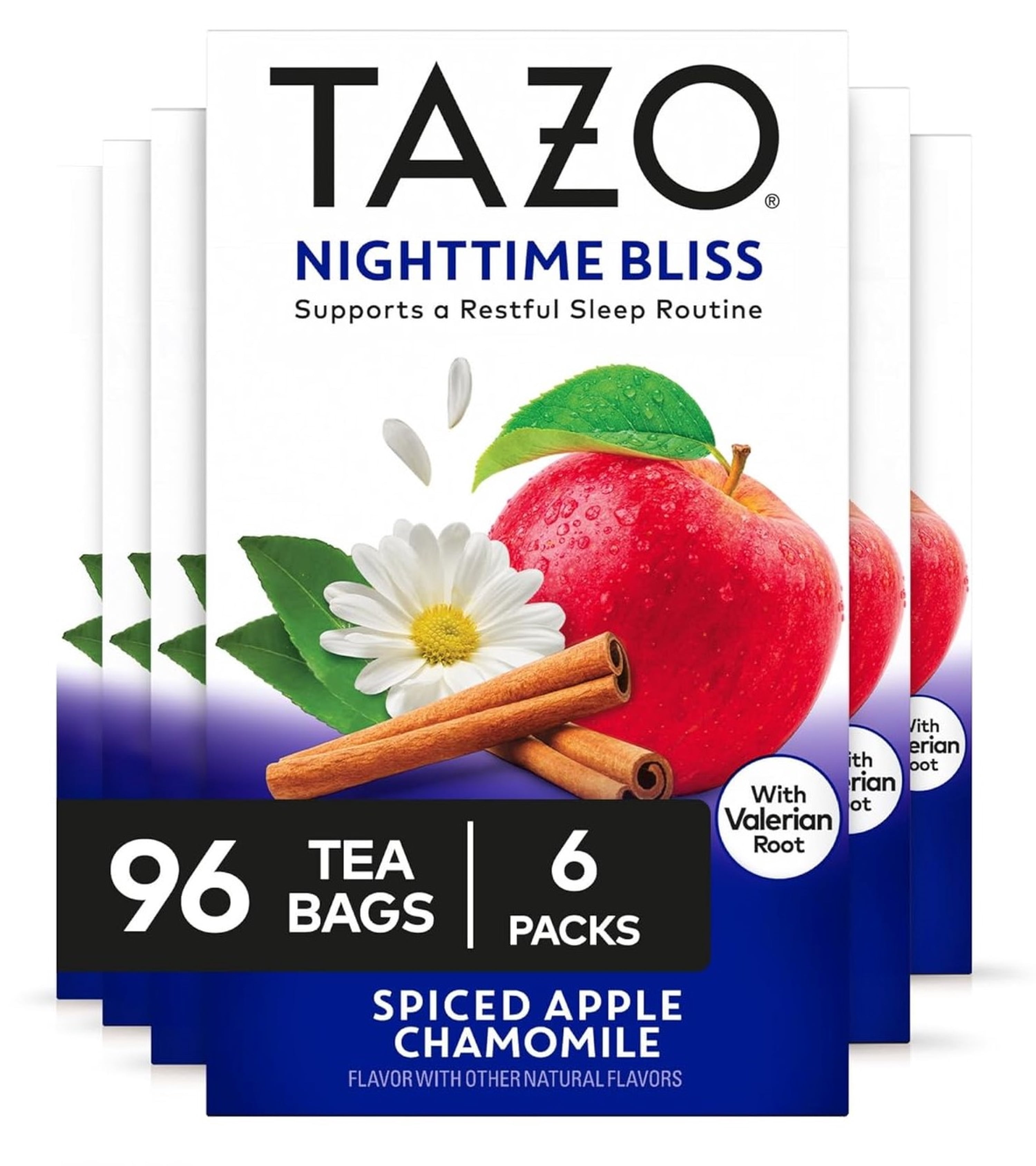 TAZO Nighttime Bliss Herbal Tea Bags, Spiced Apple Chamomile